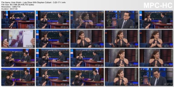 Kate Walsh - Late Show With Stephen Colbert - 3-28-17