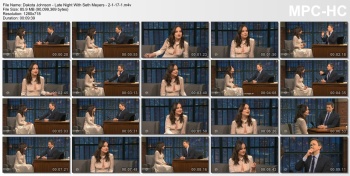 Dakota Johnson - Late Night With Seth Meyers - 2-1-17